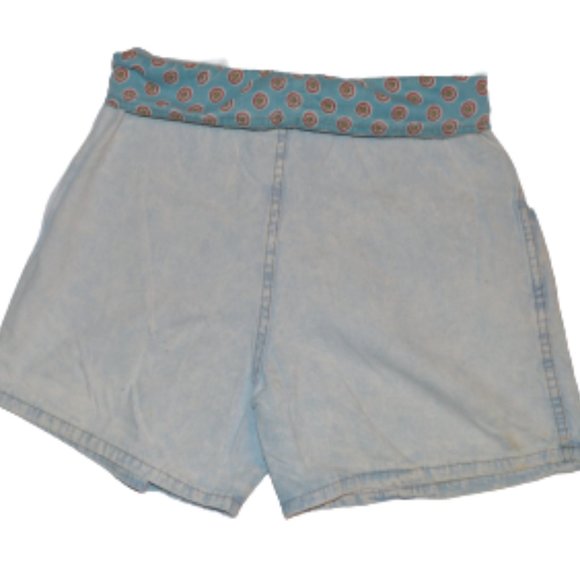 Vintage BONGO High-Waisted Mom Fold Jean Shorts - Picture 2 of 10